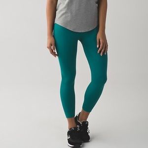 Lululemon Zone In High Waisted Seamless Tight Teal